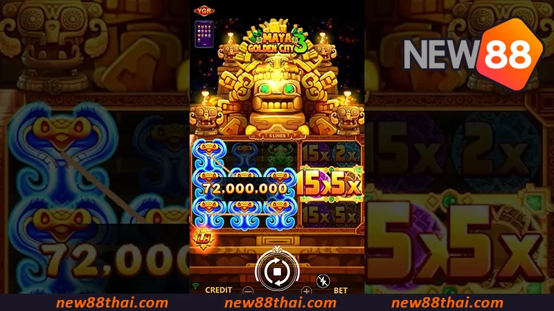 ภาพรวมเกมสล็อต Maya Golden City ที่ NEW88