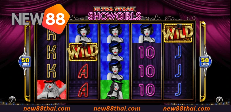 สัมผัส RTP สำหรับ 97.9% ของ Ultra Stack Showgirls ที่ NEW88 พร้อมด้วยโบนัสสุดพิเศษ