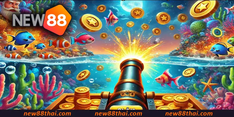 โลกใต้ทะเลสุดตื่นเต้นในเกมยิงปลาออนไลน์